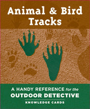 Load image into Gallery viewer, Animal &amp; Bird Tracks | A Handy Reference for the Outdoor Detective | Knowledge Cards
